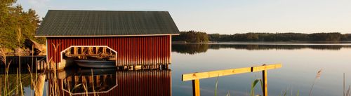 Boathouse Korppoo Island Turku archipelago Finland