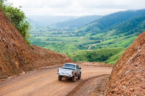 Road to Dawei Deep Sea Port, Burma, Myanmar